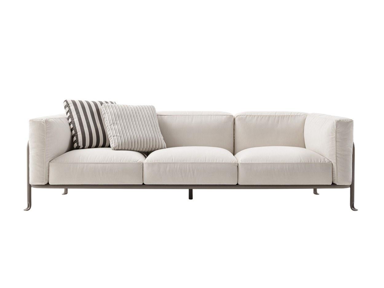 3 seater fabric garden sofa | Borea by B&B Italia