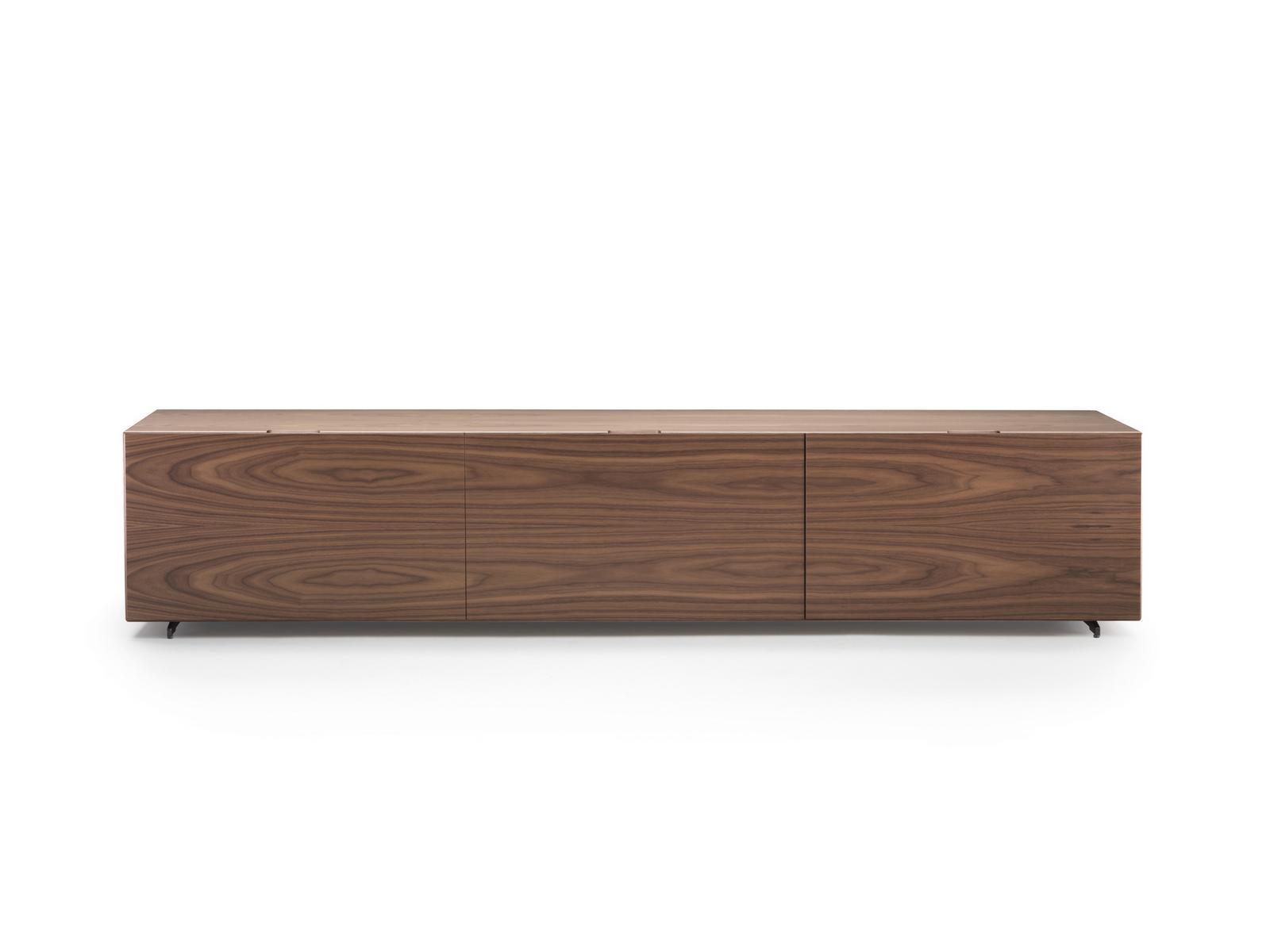 Walnut sideboard with drawers | Piuma by Flexform