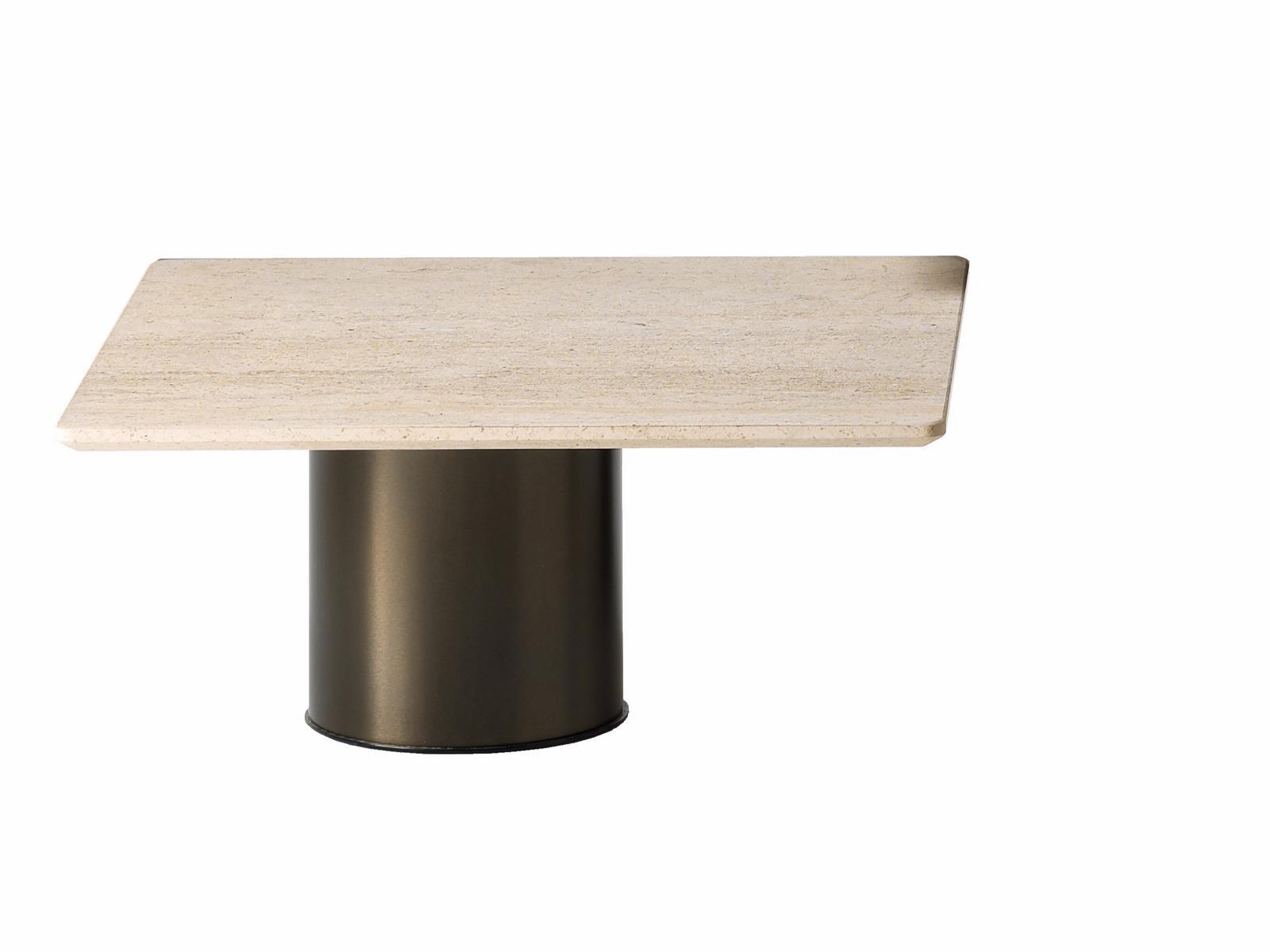 Square stone coffee table | Petra by Arketipo