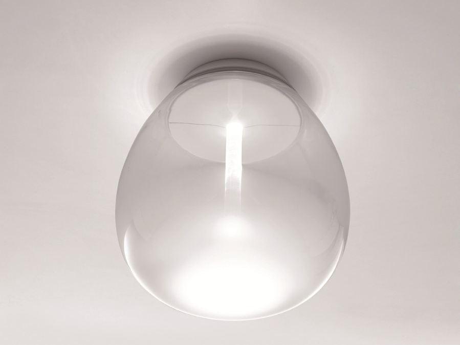 Blown glass wall lamp / ceiling lamp | Empatia by Artemide