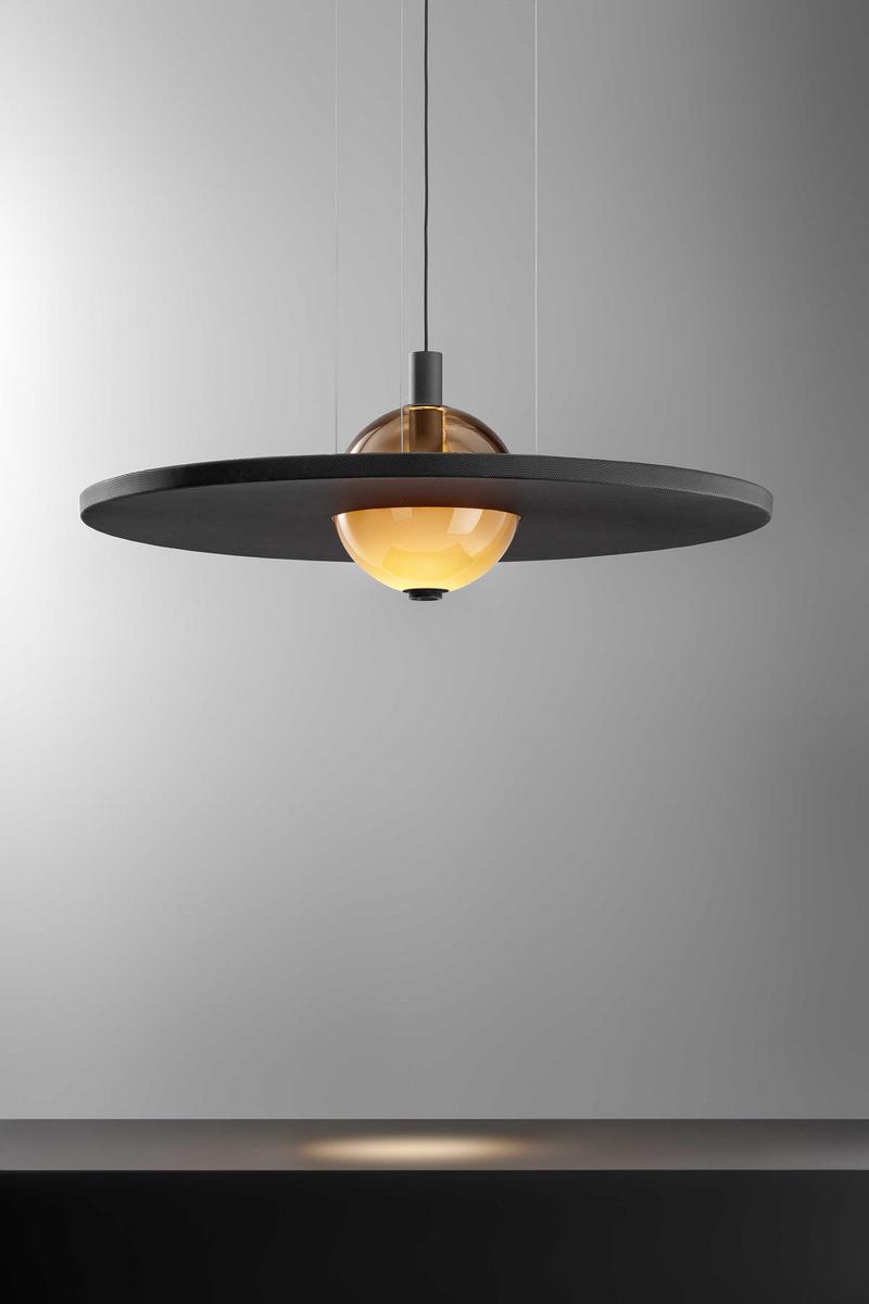 LED sound-absorbing pendant lamp | Eclipse Nuance Silence by Olev