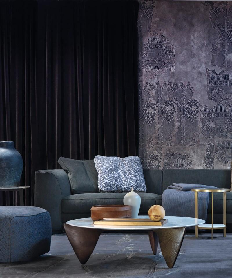 Carrara marble coffee table | Brock by Borzalino