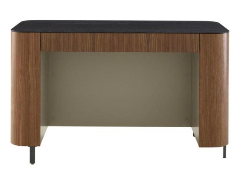 Rectangular wood veneer writing desk | Postmoderne by Ligne Roset