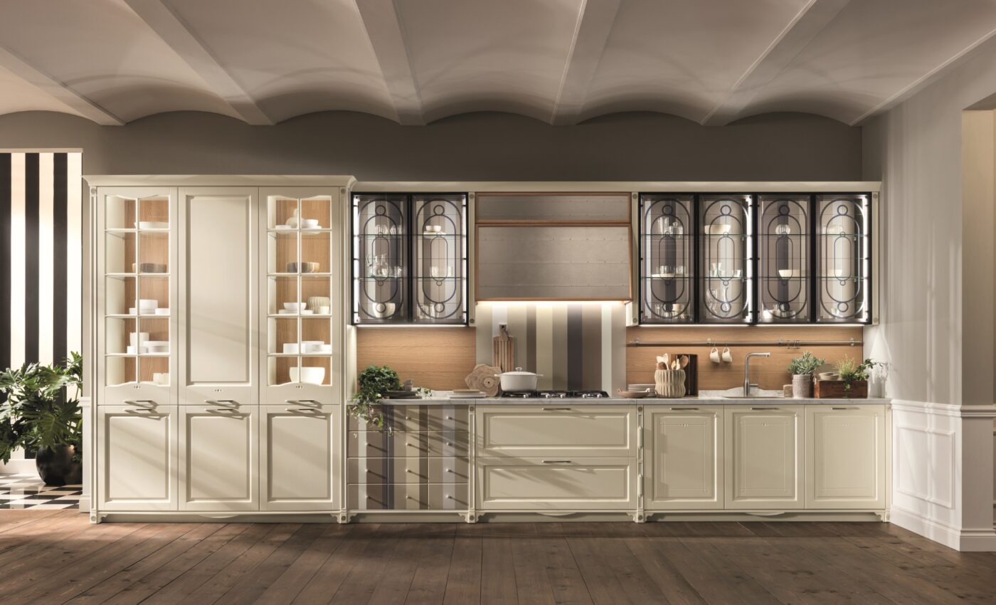 Wood kitchen with handles Aster Cucine Portrait