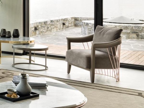 Fabric armchair | Dorothy by Longhi