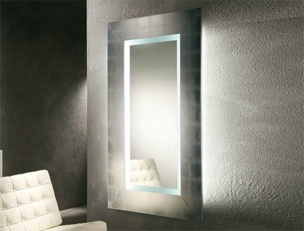 Wall-mounted framed mirror | Sibilla by Riflessi