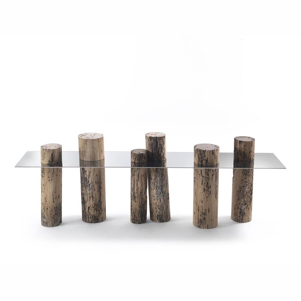 Rectangular wood table | Venice by Riva 1920