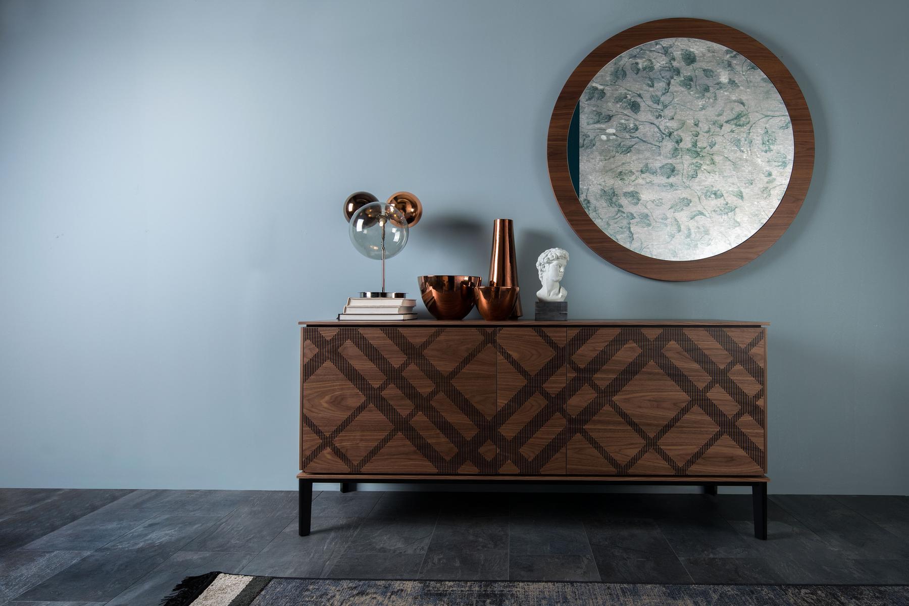 Round wall-mounted mirror | Brigitte by Tonin Casa