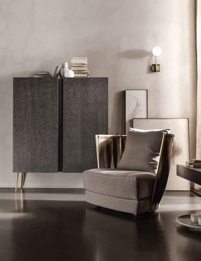 Wooden highboard | City by Cantori