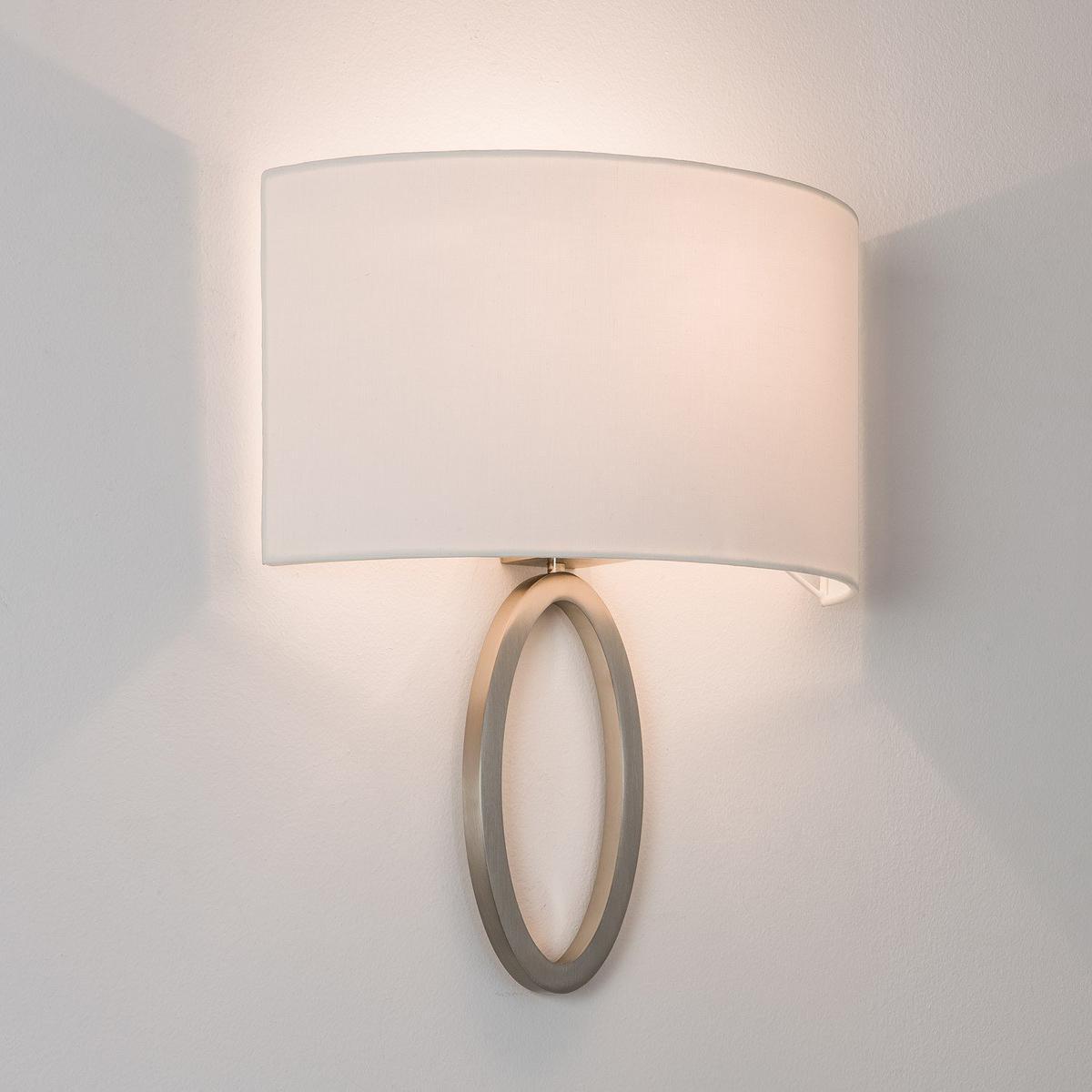 Wall lamp in steel and fabric | Lima by Astro lighting