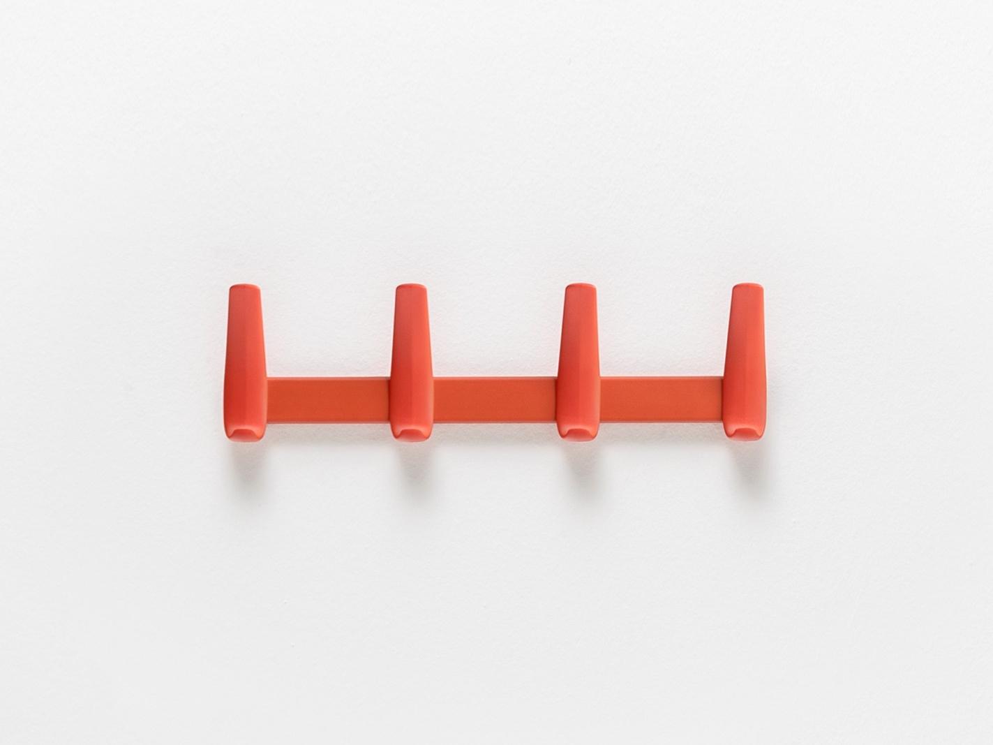 Wall-mounted polypropylene coat rack | Flag 5150w4 by Pedrali