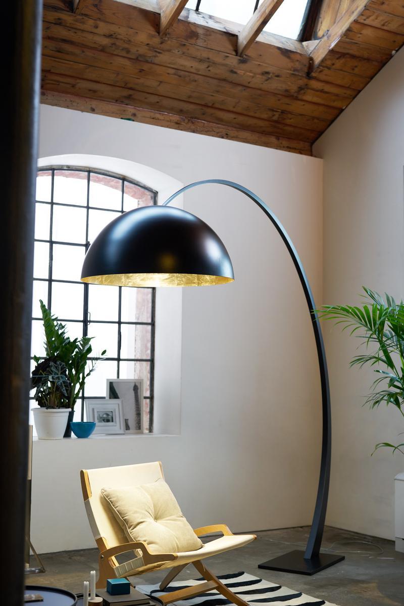 LED iron floor lamp with dimmer | 1962 by Zava