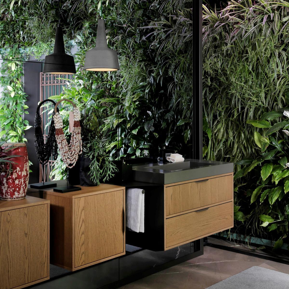 Cement outdoor pendant lamp | Eolo by Karman