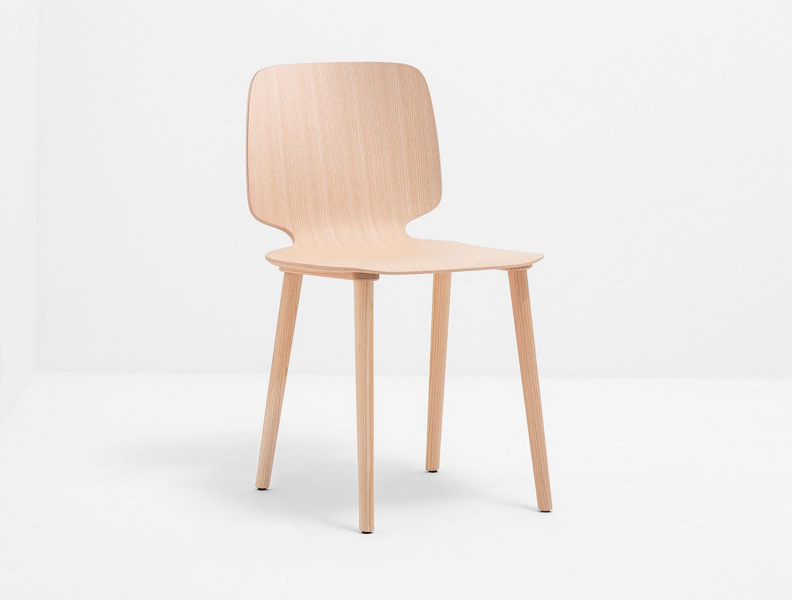 Wooden chair | Babila 2700 by Pedrali