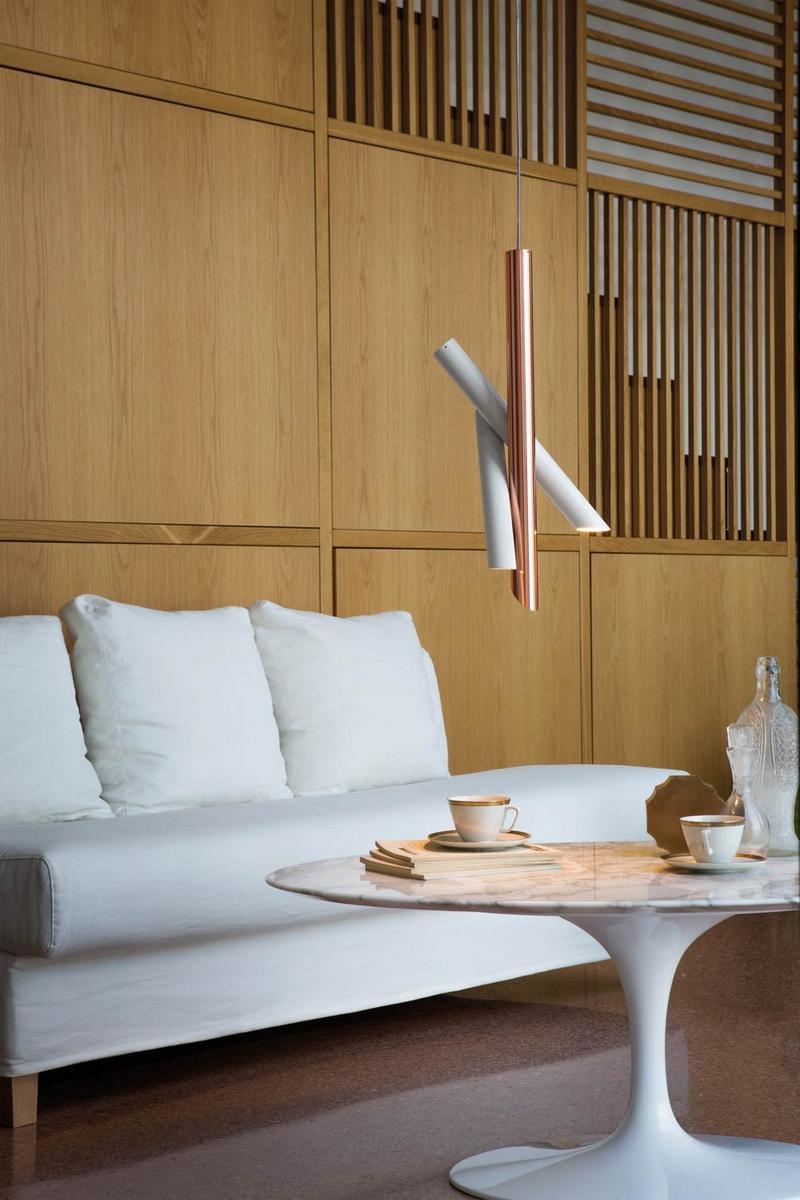 LED aluminium pendant lamp | Tubes 3 by Nemo