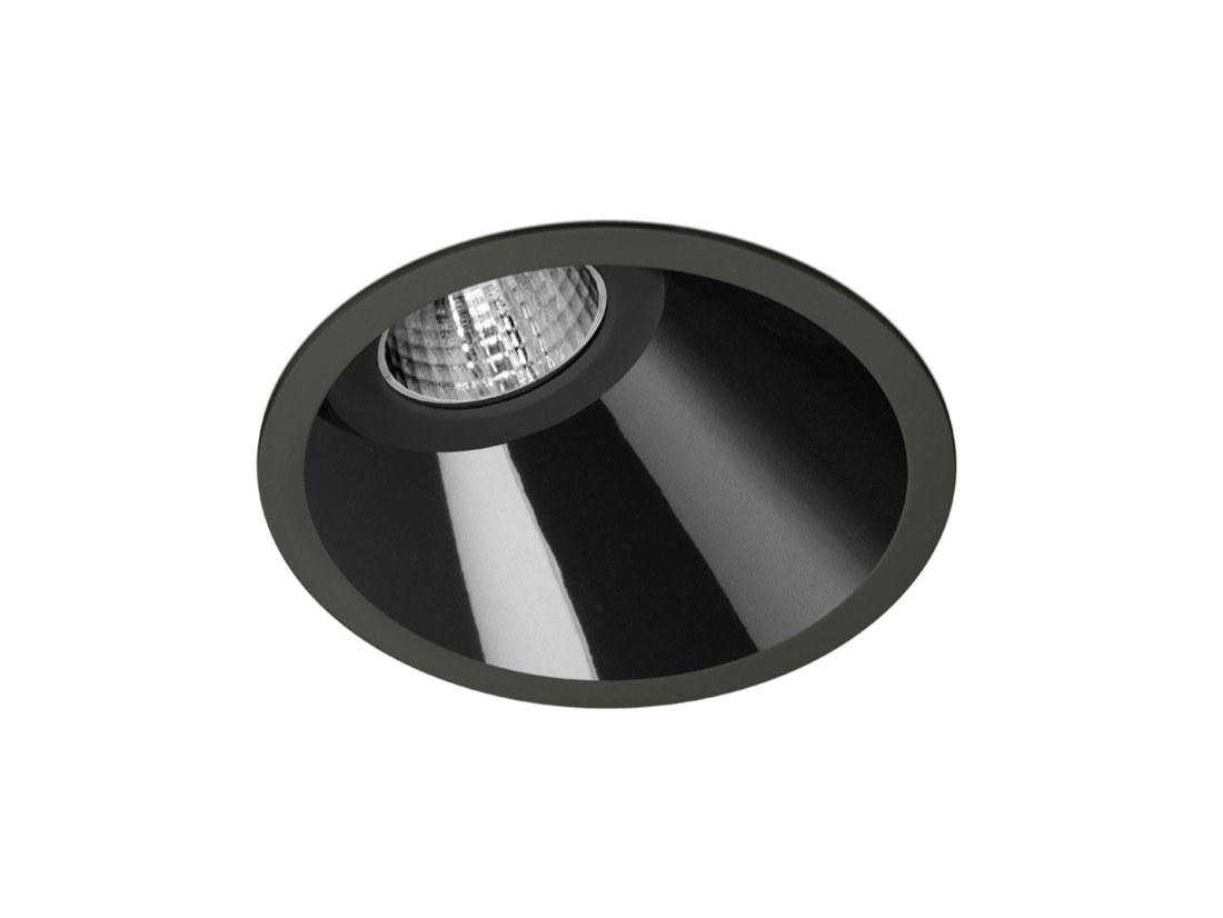 LED round recessed aluminium spotlight | Shot Light M Asymmetric by Arkoslight
