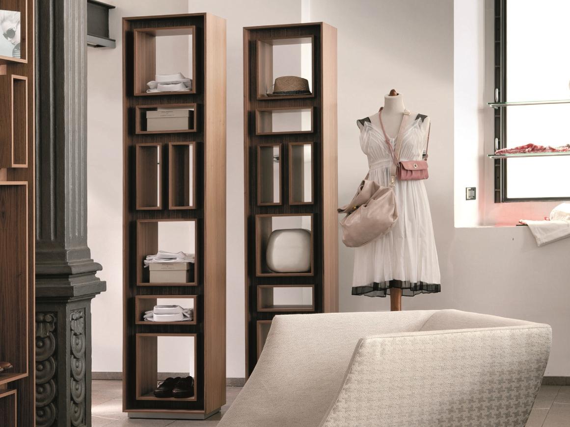 Double-sided walnut bookcase | Fancy by Porada