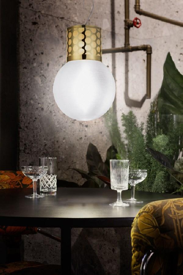 Methacrylate and Goldflex® LED pendant lamp | Atmosfera by Slamp