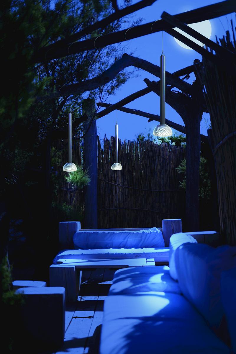 LED outdoor pendant lamp | Moon Crystal by Contardi