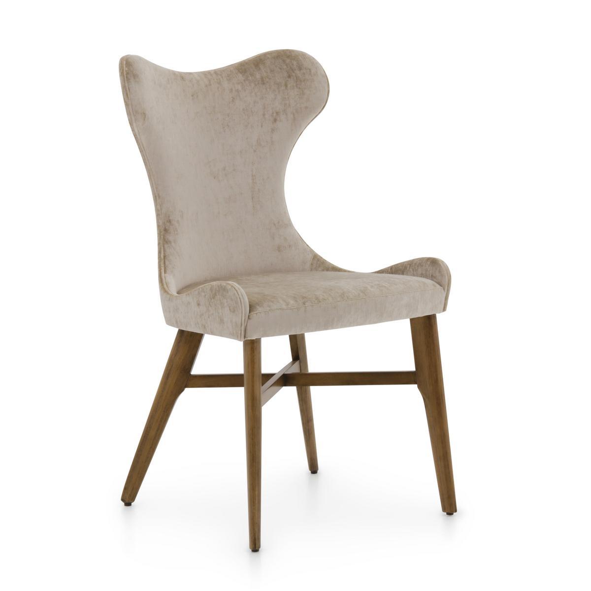 Upholstered velvet chair | Auribus 0612s by Sevensedie