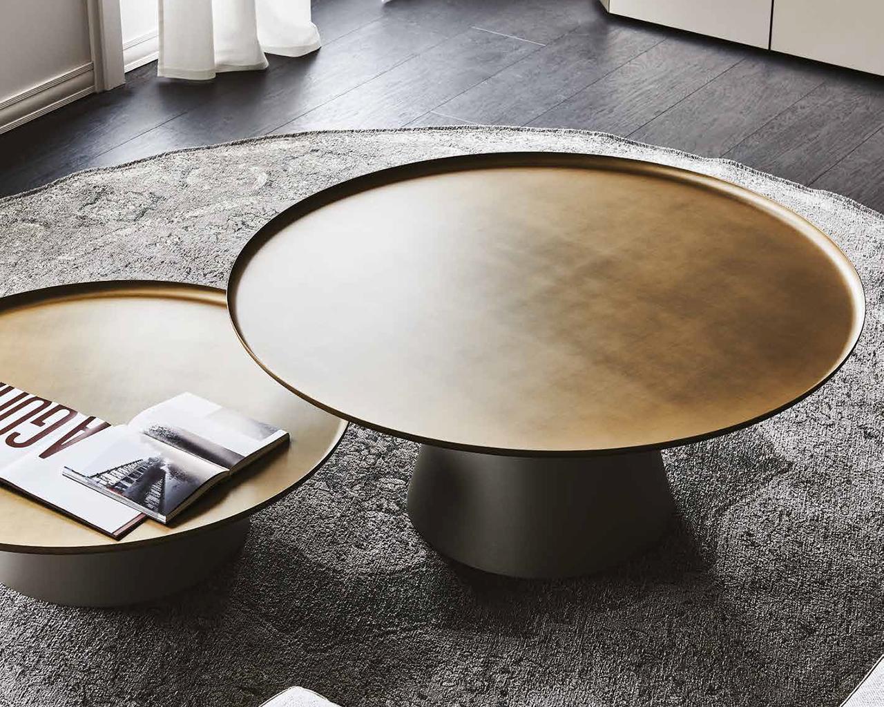 Round metal coffee table | Amerigo by Cattelan Italia