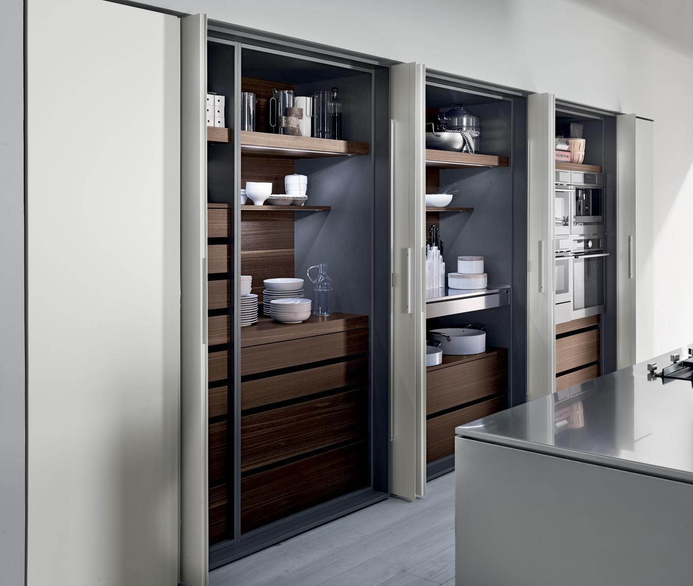 Fitted kitchen with island Rossana Tk38