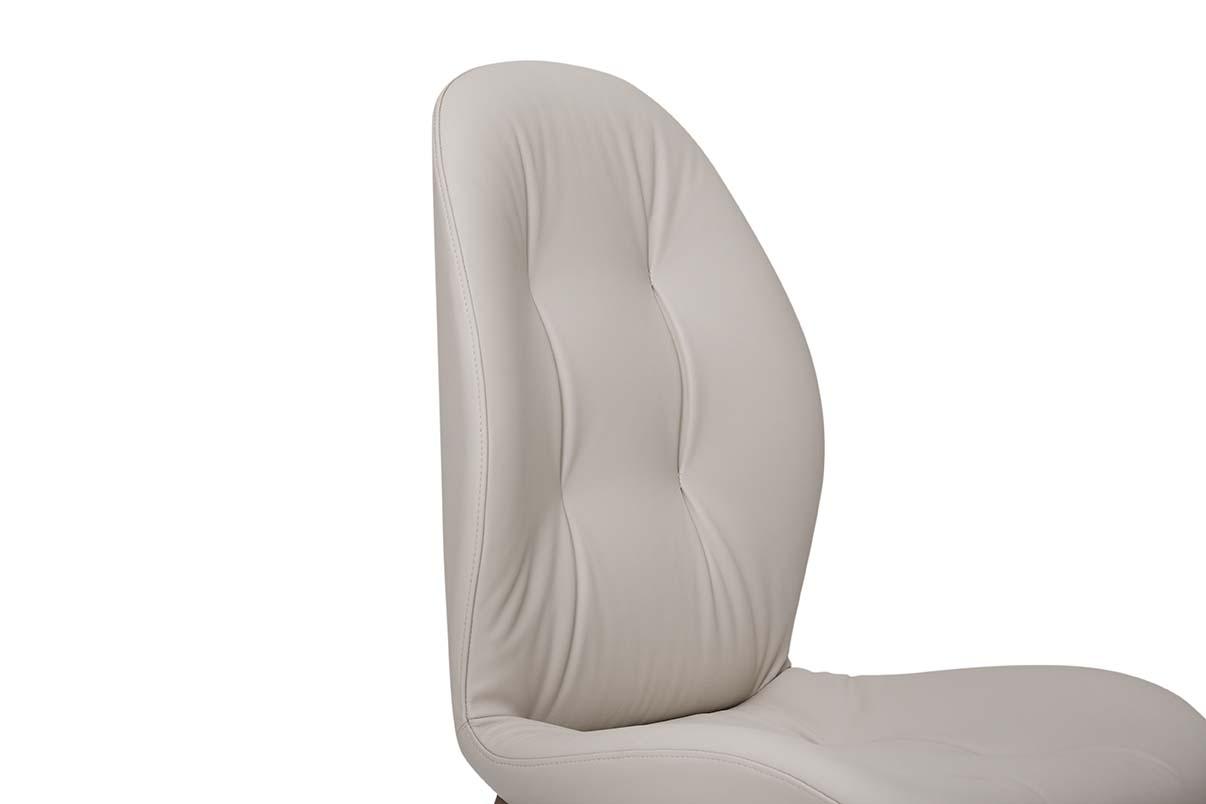 Upholstered high-back leather chair | Sorrento Easy by Tonin Casa