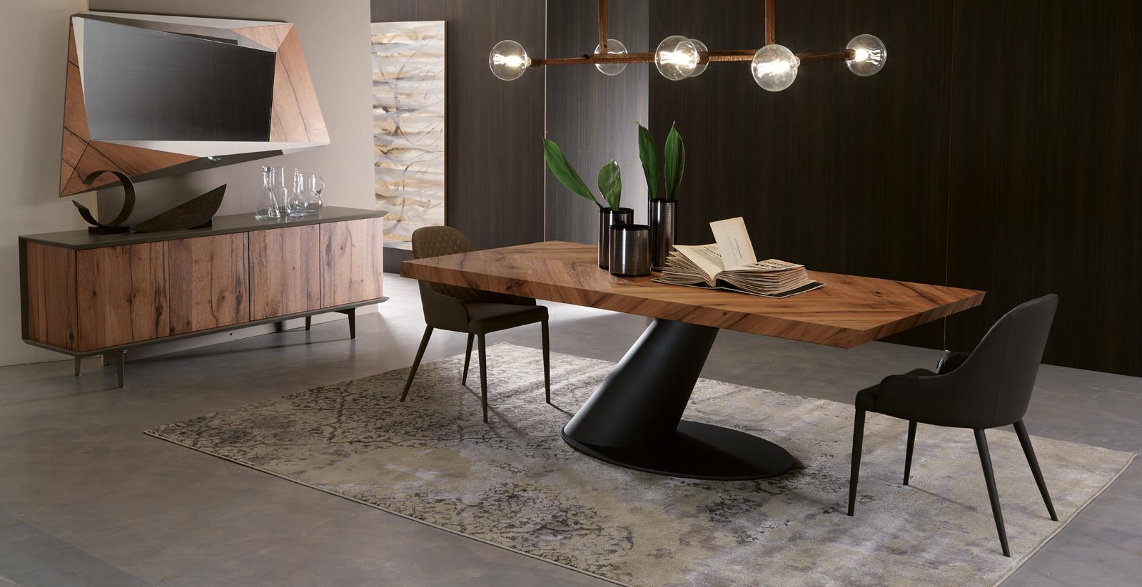 Wooden sideboard with doors | Brera by Ozzio Italia