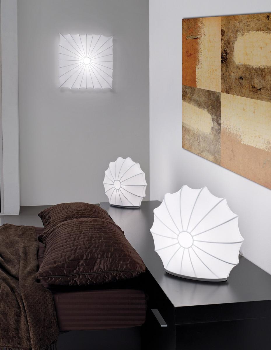 Fabric table lamp with dimmer | Muse by Axolight