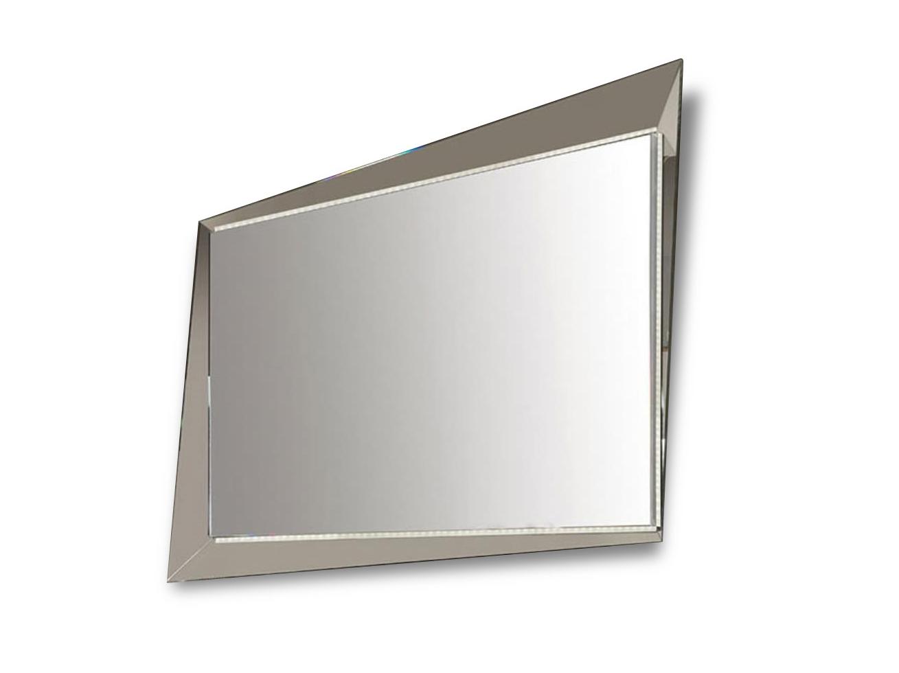Rectangular wall-mounted mirror | Quartz by Reflex