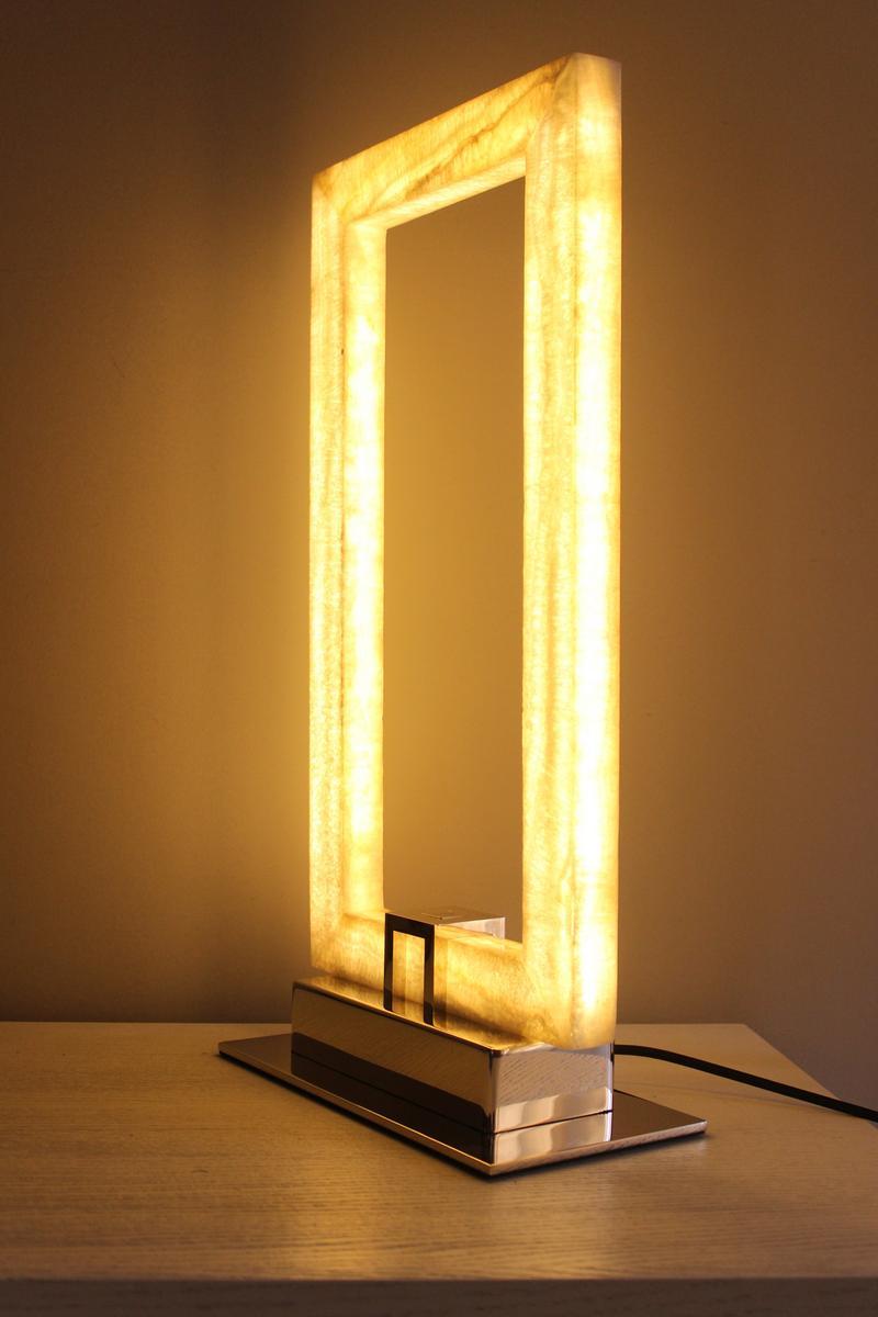 LED onyx table lamp | Uffizi by Contardi