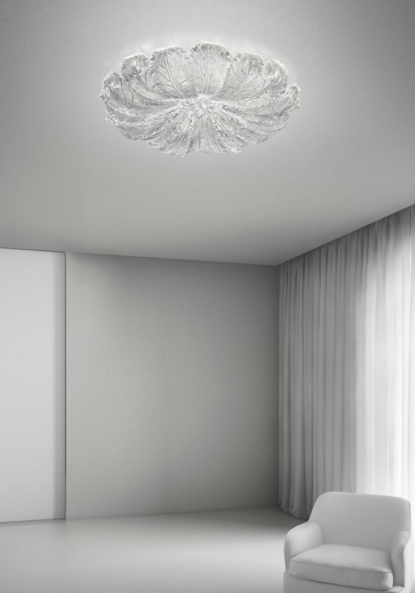 Glass ceiling light | Bembo by Sylcom