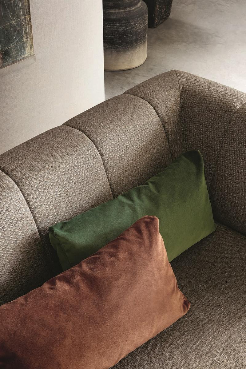 Fabric sofa | Warp by Lema