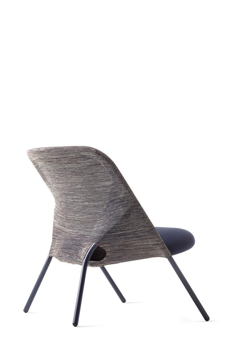 Upholstered easy chair | Shift Lounge Chair by Moooi