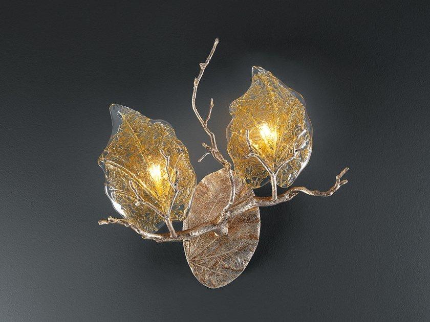 Handmade bronze wall light | Outono Ap1377/2 by Serip