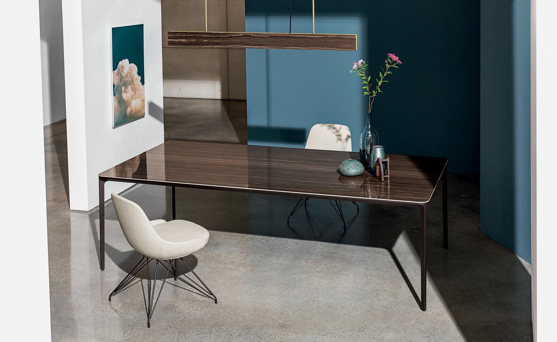 Rectangular ceramic table | Slim Rectangular by Sovet