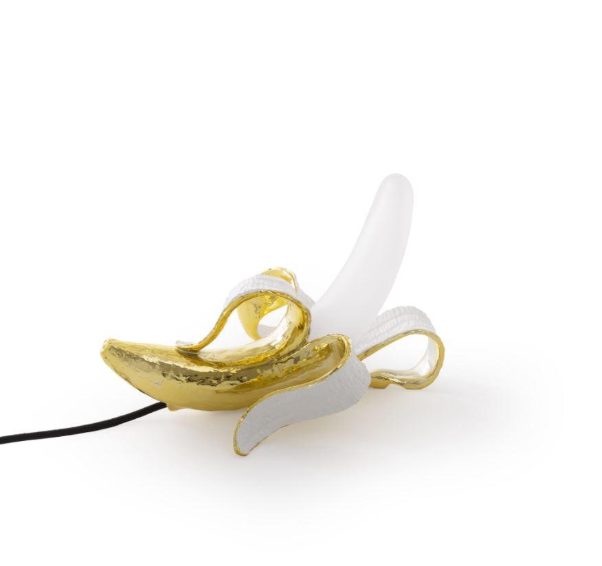 Glass and resin table lamp | Banana Lamp Huey by Seletti