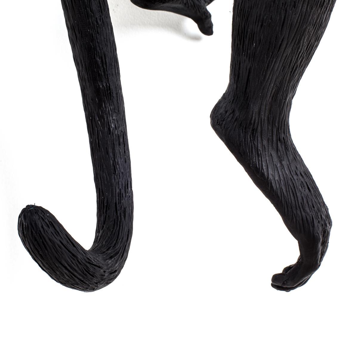 LED resin wall lamp | The Monkey Lamp Black Hanging by Seletti