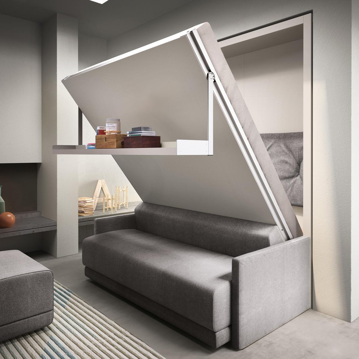 Convertible 2 seater fabric sofa | Oslo 173 by CLEI