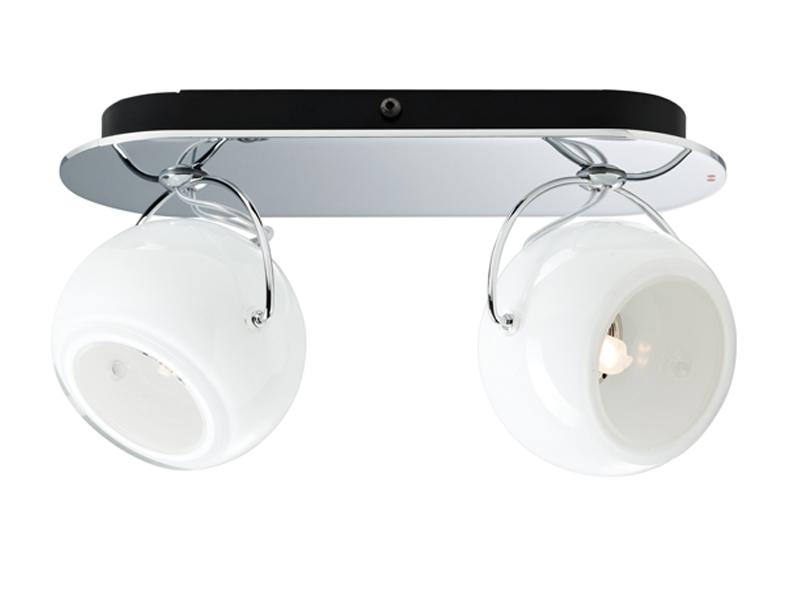 Adjustable ceiling lamp | Beluga White by Fabbian
