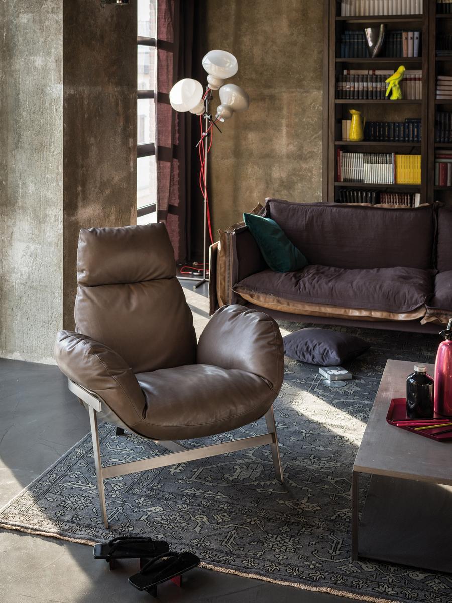 Leather armchair | Jupiter by Arketipo