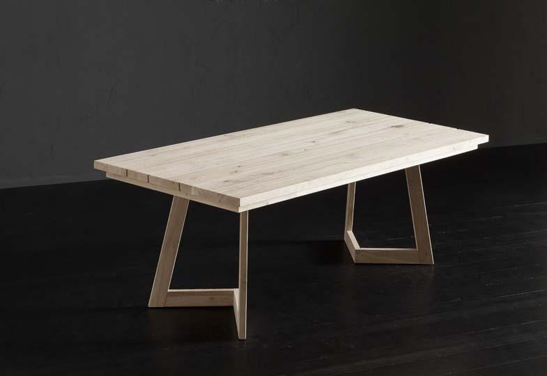 Rectangular wooden dining table | Madrid + Seven by Altacorte