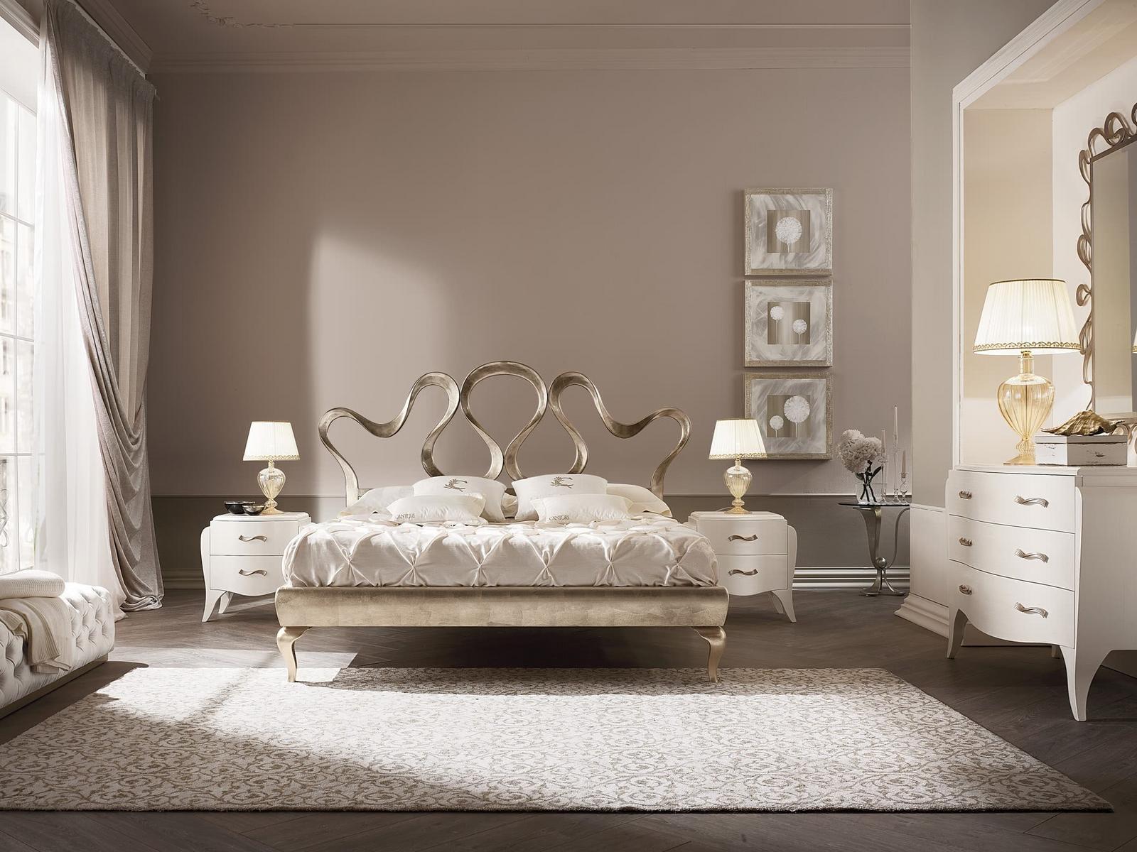 Wrought iron double bed | Nastro by Cantori