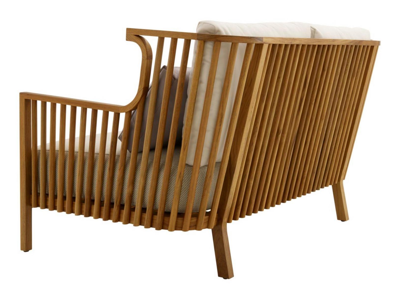2 seater teak garden sofa | Elizabeth Teck by Ligne Roset