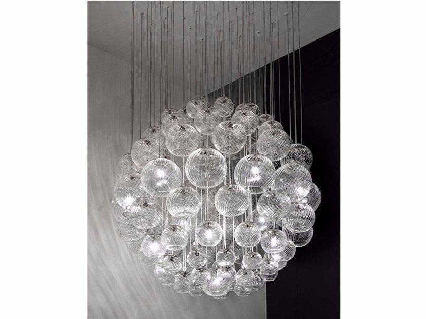 Blown glass pendant lamp | Oto Sp Sph by Vistosi