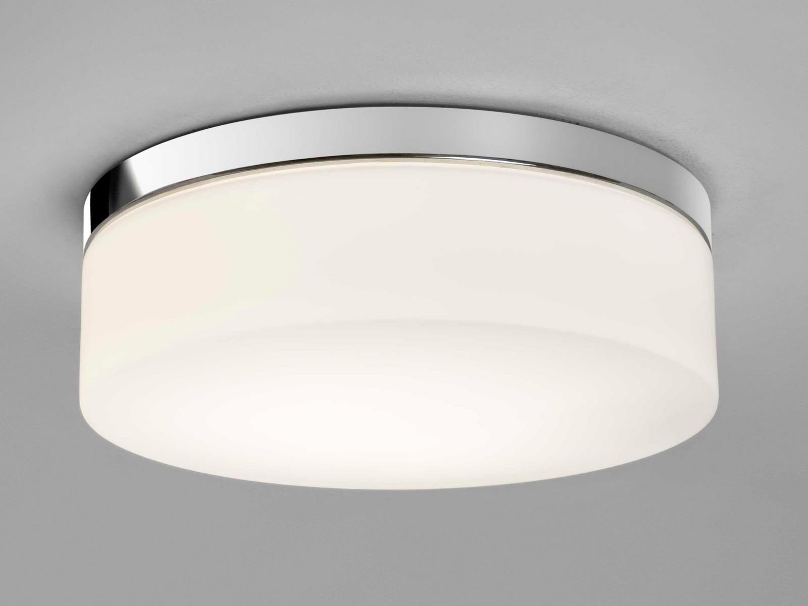 LED glass and steel ceiling light | Sabina 280 by Astro lighting
