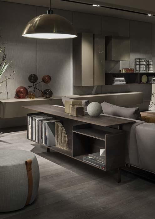 Oak bookcase / sideboard | Court Yard by Lema