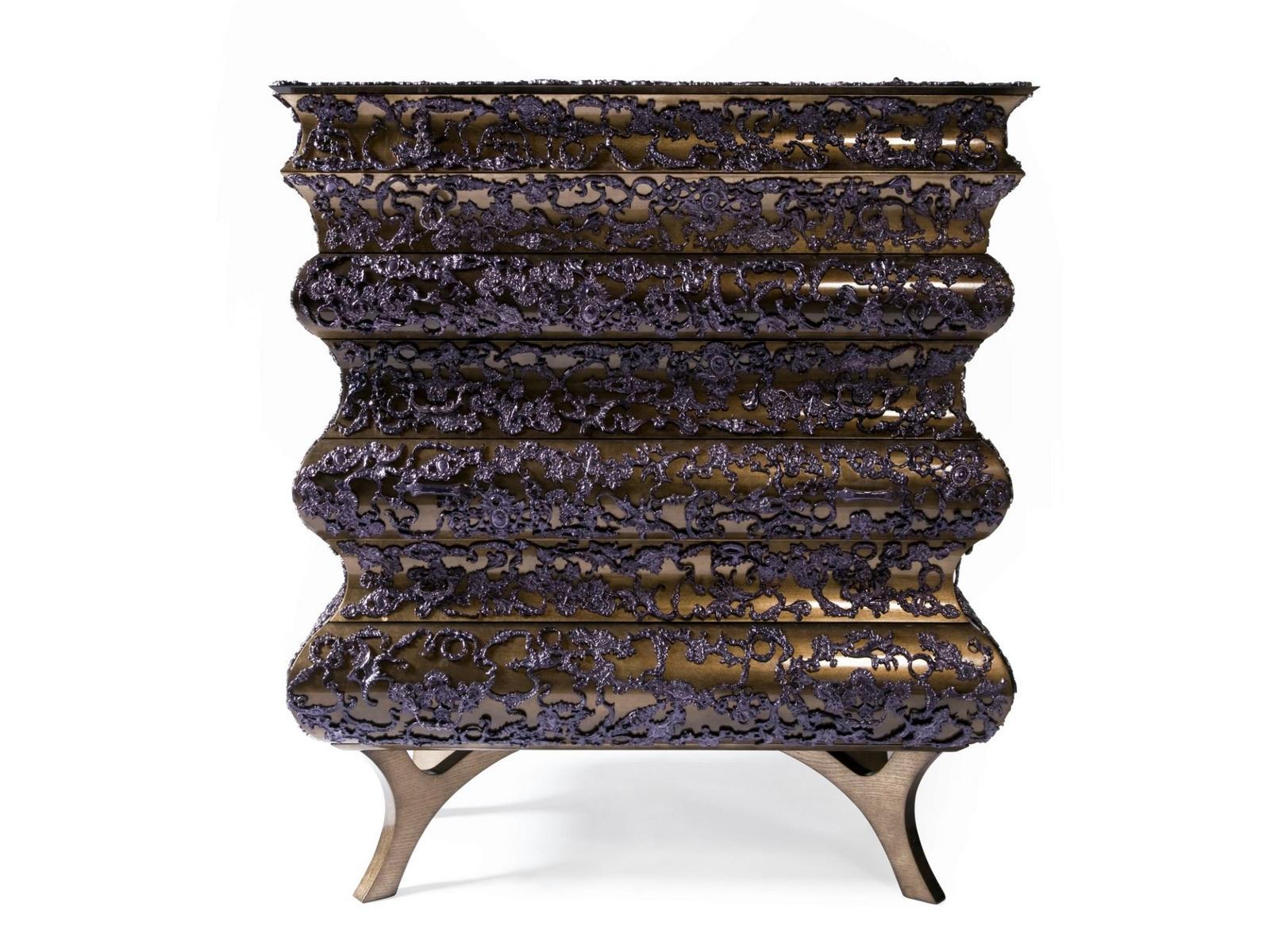 Wooden chest of drawers | Crochet by Boca Do Lobo