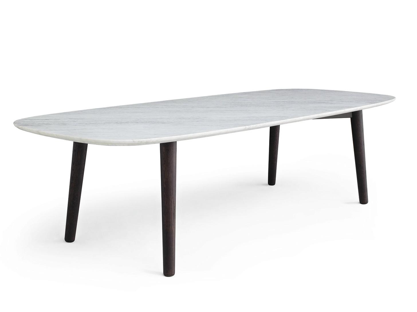 Rectangular marble table | Mad Dining Table by Poliform
