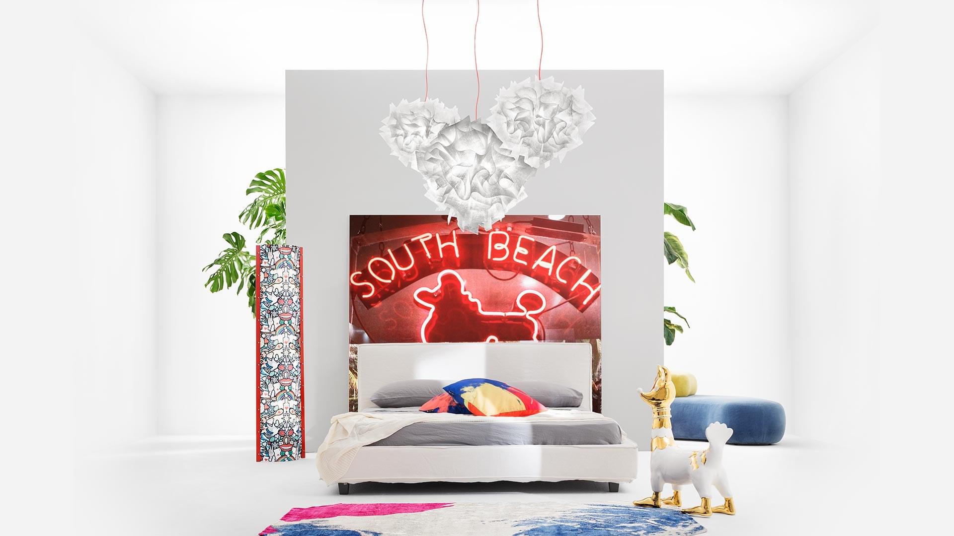 Cristalflex® and Opalflex® LED floor lamp with dimmer | The Lightning Archives by Slamp